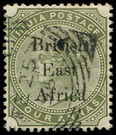 AFRIQUE ORIENTALE BRITANNIQUE 51 : 4a. Olive, Obl., TB - Otros & Sin Clasificación