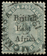 AFRIQUE ORIENTALE BRITANNIQUE 55 : 1r. Gris, Obl., TB - Andere & Zonder Classificatie