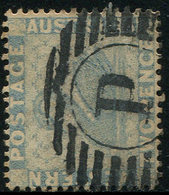 AUSTRALIE OCCIDENTALE 10 : 2p. Bleu, Obl., TB - Used Stamps