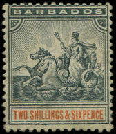 * BARBADE 58 : 2/6 Gris Et Orange, TB - Barbados (1966-...)