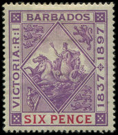 * BARBADE 65 : 6p. Lilas Et Rose, TB - Barbados (1966-...)