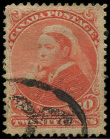 CANADA 36 : 20c. Vermillon, Obl., TB - Other & Unclassified