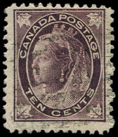 CANADA 61 : 10c. Violet-brun, Obl., TB - Other & Unclassified