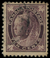 CANADA 61 : 10c. Brun-violet Obl., TB - Other & Unclassified