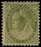 CANADA 72 : 20c. Olive, Obl., TB - Other & Unclassified