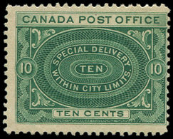 (*) CANADA Exprès 1 : 10c. Vert, TB - Special Delivery