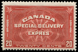 * CANADA Exprès 4 : 20c. Rouge-brun, TB - Special Delivery