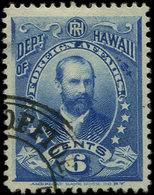 HAWAI Service 3 : 6c. Bleu, Obl., TB - Hawai