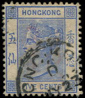 HONG KONG 30 : 5c. Bleu, Obl., TB - Other & Unclassified
