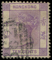 HONG KONG 31 : 10c; Violet, Obl., TB - Other & Unclassified