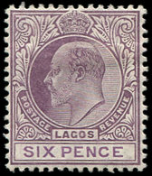 * LAGOS 45 : 6p. Violet, TB - Nigeria (...-1960)