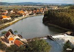 89-GURGY-VUE AERIENNE LE BARRAGE VERS LA PLAGE - Gurgy