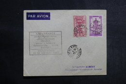 SOUDAN - Enveloppe 1er Vol Kayes / Bamako En 1937 , Affranchissement Plaisant - L 41179 - Briefe U. Dokumente