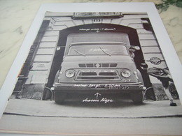 ANCIENNE PUBLICITE LE MOINS LARGE CAMION SAVIEM  RENAULT 1964 - Trucks