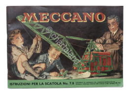 Giocattoli Costruzioni - Meccano - Istruzioni Per La Scatola N. 7 / 8 - 1955 - Meccano