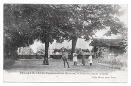 BAUME LES DAMES PENSIONNAT DE MI COUR LA COUR DU JEU DE CROQUET - CPA JANIER DUBRY DOUBS - Baume Les Dames