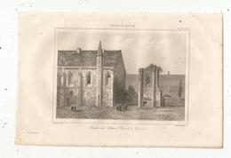 Gravure , France XIV E Siècle, Restes Du Palais Ducal à CAEN, Gaucherel, Lemaitre, 407 A. 367. , Frais Fr :1.65 E - Estampes & Gravures