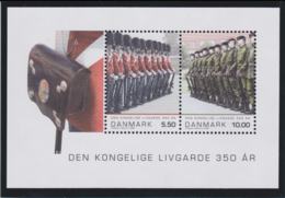 Denmark 2008 Den Kongelige Livgarde - The Royal Guard Souvenir Sheet MNH/** (H58) - Militaria