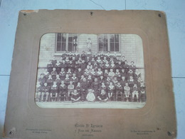 GRANDE PHOTO ECOLE ST IGNACE 1891 1892 PHOTOGRAPHE DE JONGH FRERES NEUILLY PARIS - Oud (voor 1900)