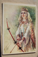 Russian Fairy Tale In Opera ,OLD USSR Postcard  - Archery -  1977  - - Archer - Tir à L'Arc