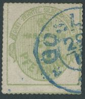 1864, 3 Pf. Olivgrün, Pracht, Gepr. Bühler Und Berger, Mi. 90.- -> Automatically Generated Translation: 1864, 3 Pf. Oliv - Hanovre