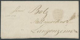 1828, Fuhrmannsbrief Von NEUKIRCHEN Bei Adorf Nach Langenzenn, Pracht -> Automatically Generated Translation: 1828, Cart - Prephilately