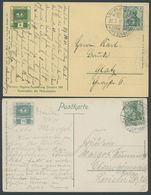 DRESDEN INTERN. HYGIENE-AUSSTELLUNG, 26.-28.6. Und 7.9.1911, Auf 4 Verschiedenen Sonderkarten (Nr. 64,76,77 Und 86), Fas - Cartas & Documentos