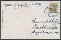 KREUZNACH 29. MITTELRHEINISCHES KREISTURNFEST, 1.8.1910, Auf Offizieller Festtagskarte No. 2, Drucksache, Pracht -> Auto - Brieven En Documenten