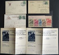 MANNHEIM JUBIL. AUSSTELLUNG, 23.8.1907, Dokumentation Mit Offizieller Karte Mit Sonderstempel Und Karte Mit Tagesstempel - Storia Postale