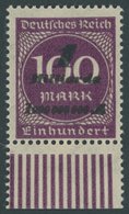 Dt. Reich 331a **, 1023. 1 Mrd. Auf 100 M. Violettpurpur, Postfrisch, Pracht, Gepr. Peschl, Mi. 220.- - Used Stamps