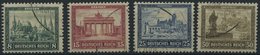 Dt. Reich 446-49 O, 1930, Einzelmarken Aus Block IPOSTA, Satz Feinst/Pracht, Mi. 560.- - Sonstige & Ohne Zuordnung