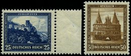 Dt. Reich 461/2 **, 1931, 25 Und 50 Pf. Nothilfe, 2 Prachtwerte, Mi. 235.- - Sonstige & Ohne Zuordnung