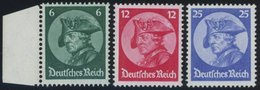 Dt. Reich 479-81 **, 1933, Friedrich Der Große, Postfrischer Prachtsatz, Mi. 320.- - Other & Unclassified