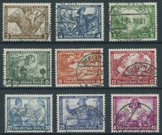 Dt. Reich 499-507 O, 1933, Wagner, Prachtsatz, Mi. 380.- - Other & Unclassified