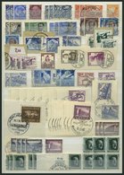 LOTS O,BrfStk , 1933-44, Saubere Dublettenpartie Mit Mittleren Und Besseren Werten, Feinst/Pracht, Mi. über 2600.- - Used Stamps
