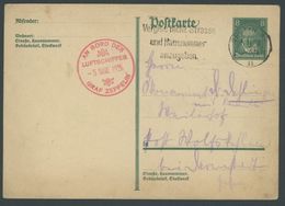 1928, Friedrichshafen-Berlin-Staaken, 8 Pf. Beethoven-Ansichtskarte Mit Maschinenstempel BERLIN 5.11.1928, Feinst -> Aut - Airmail & Zeppelin