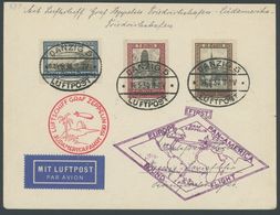 Danzig: 1930, Südamerikafahrt, Rundfahrt, Frankiert Mit Mi.Nr. 209-11, Prachtbrief, Signiert Hartmann, Nur 35 Belege Bef - Poste Aérienne & Zeppelin