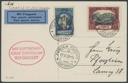 Liechtenstein: 1930, Schweizfahrt, Abwurf Zurück-Flugplatz, Frankiert U,a, Mit Mi.Nr. 60, Prachtkarte -> Automatically G - Correo Aéreo & Zeppelin