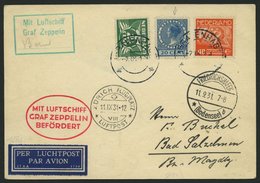 ZULEITUNGSPOST 127 BRIEF, Niederlande: 1931, Fahrt Nach Zürich, Prachtkarte - Poste Aérienne & Zeppelin