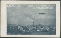 1913, Rumburg Schauflug Reklamekarte, Pracht, R! -> Automatically Generated Translation: 1913, "Rumburg Show Flight Adve - Sonstige & Ohne Zuordnung