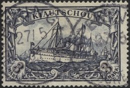 DP CHINA P VIm O, Petschili: 1901, 3 M. Kiautschou, Stempel PEKING, Winziger Falzheller Punkt Sonst Pracht, Gepr. Wittma - Chine (bureaux)