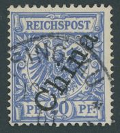 KIAUTSCHOU M 4II O, 1900, 20 Pf. Steiler Aufdruck, Stempel TSINGTAU **, Pracht, Gepr. Dr. Steuer, Mi. 240.- - Kiautschou