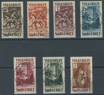 SAARGEBIET 151-57 O, 1931, Gemälde IV, Prachtsatz, Gepr. Hoffmann BPP, Mi. 800.- - Other & Unclassified