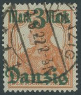 1920, 3 M. Auf 7 1/2 Pf., Hellgrauer Netzunterdruck, Spitzen Nach Unten, Pracht, Gepr. Gruber Und Infla, Mi. 65.- -> Aut - Otros & Sin Clasificación