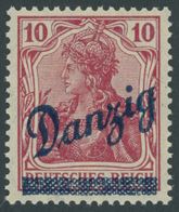 1920, 10 Pf, Dunkelrosarot Kleiner Innendienst, Postfrisch, Pracht, Gepr. Dr. Oechsner, Mi. 220.- -> Automatically Gener - Autres & Non Classés