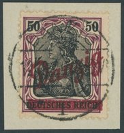 1920, 50 Pf. Kleiner Innendienst, Prachtbriefstück, Gepr. Kniep, Mi. (350.-) -> Automatically Generated Translation: 192 - Other & Unclassified