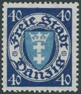 1924, 40 Pf. Schwärzlichviolettultramarin/mittelcyanblau, Postfrisch, Pracht, Kurzbefund Soecknick, Mi. 700.- -> Automat - Other & Unclassified