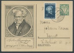 1938, 10 Pf. Dunkelbläulichgrün Mit Mi.Nr. 281, Sonderstempel SCHOPENHAUER-GEDENKFEIER, Pracht -> Automatically Generate - Autres & Non Classés