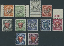 DIENSTMARKEN D 41-51 **, 1924, Staatswappen, Postfrischer Prachtsatz, Mi. 800.- - Sonstige & Ohne Zuordnung