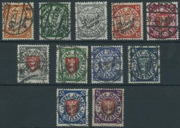 DIENSTMARKEN D 41-51 O, 1924, Staatswappen, Prachtsatz, Mi. 300.- - Altri & Non Classificati